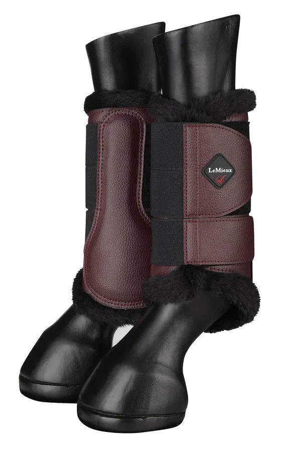 LeMieux Fleece Edge Mesh Brushing Boots
