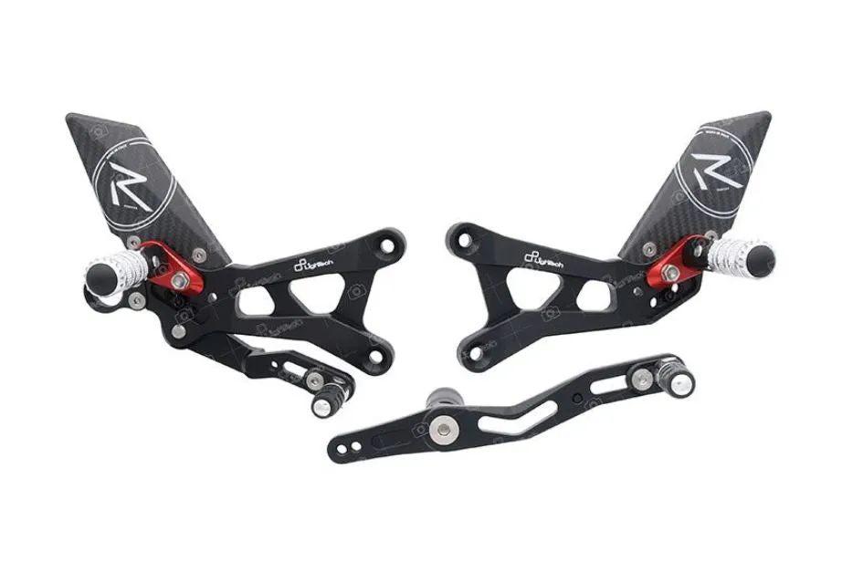 Lightech Track System Rearsets for 2017-2020 Yamaha R6