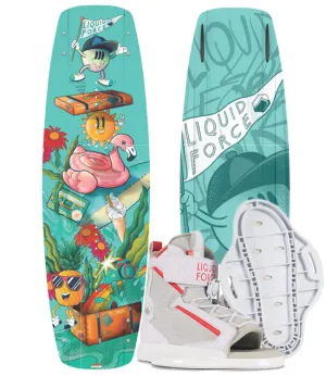 Liquid Force Holiday FS Wakeboard Package with Dream Boots (2025)