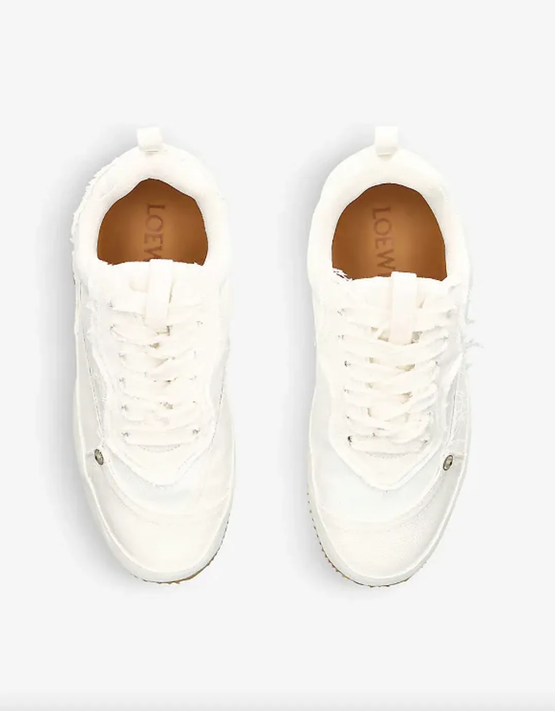 Loewe Deconstructed Denim Sneakers