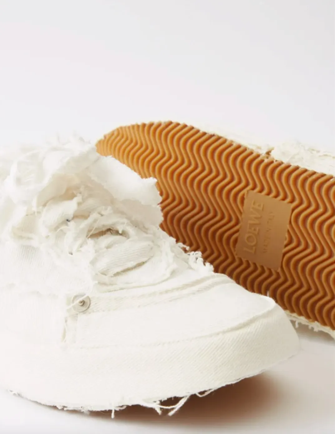 Loewe Deconstructed Denim Sneakers