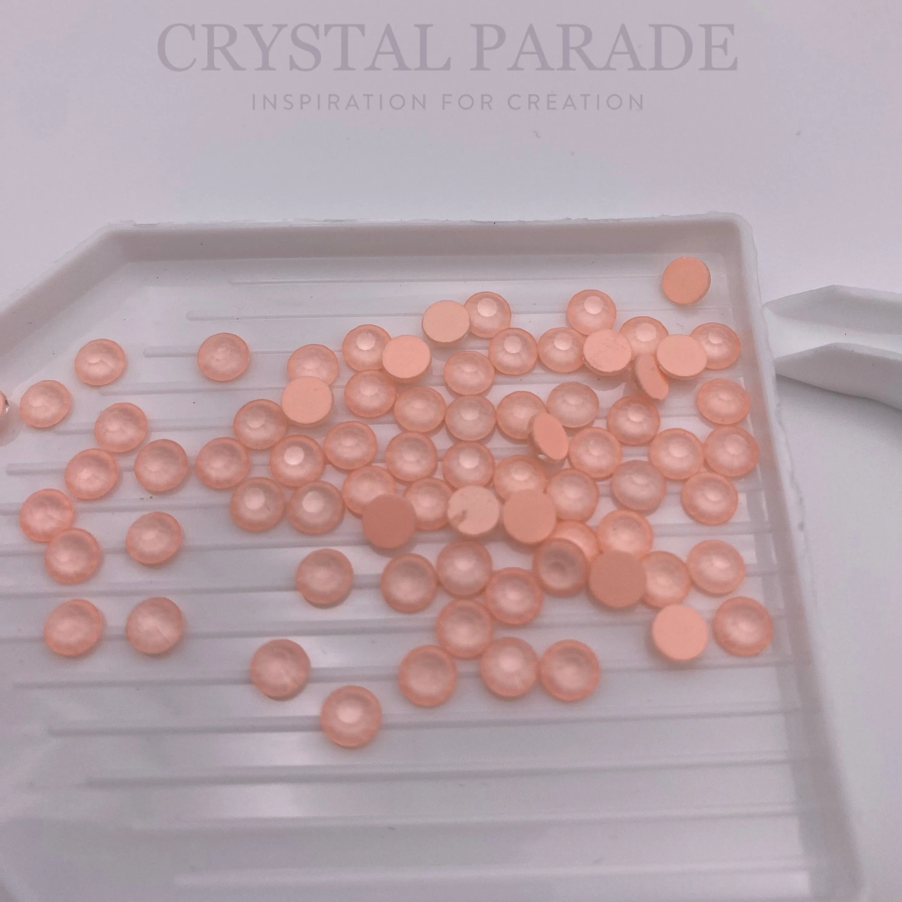 Luna Non Hotfix Crystals - Neon Peach Pack of 750