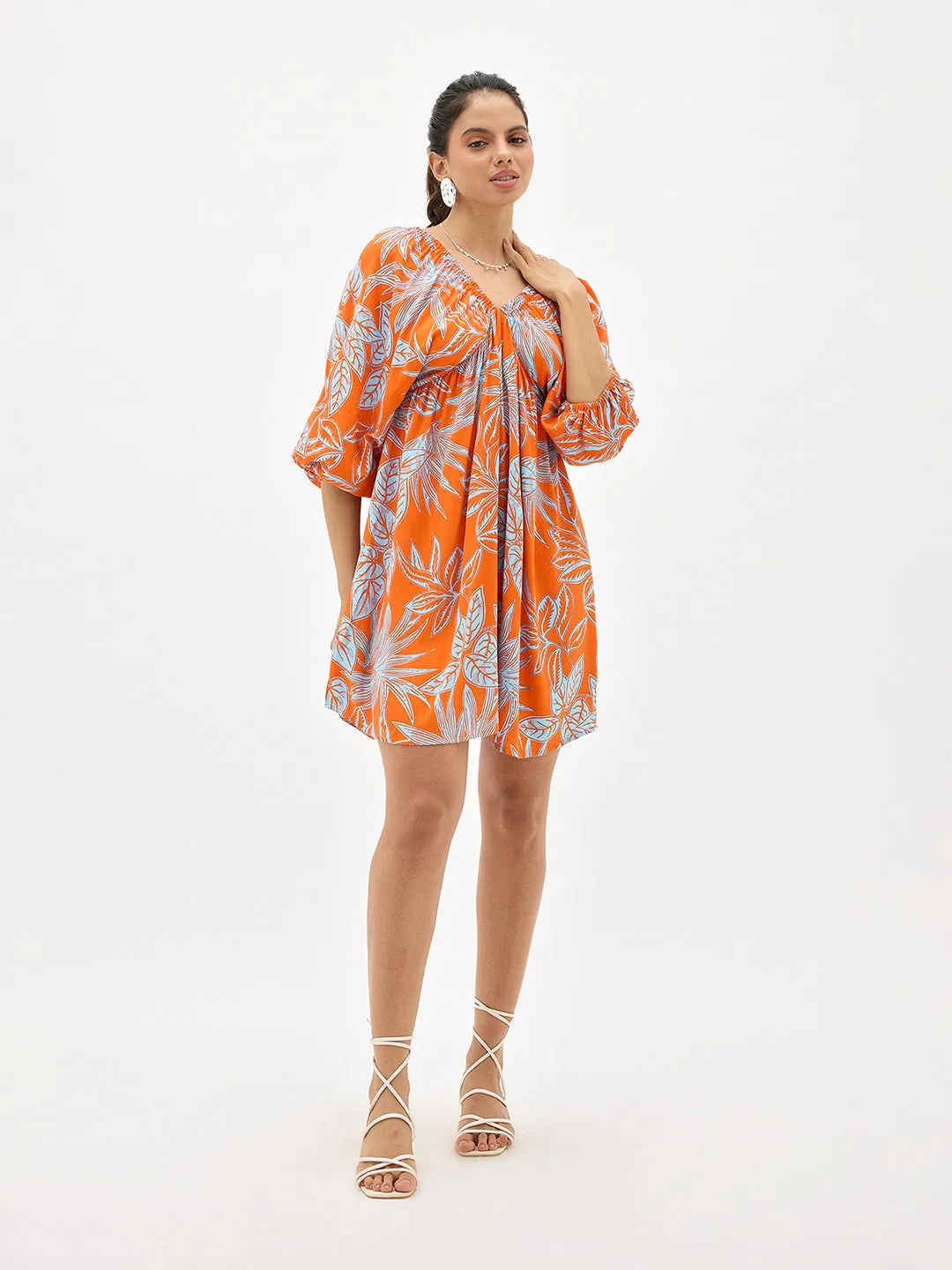 Maeve|Relaxed Fit V-Neck Dress