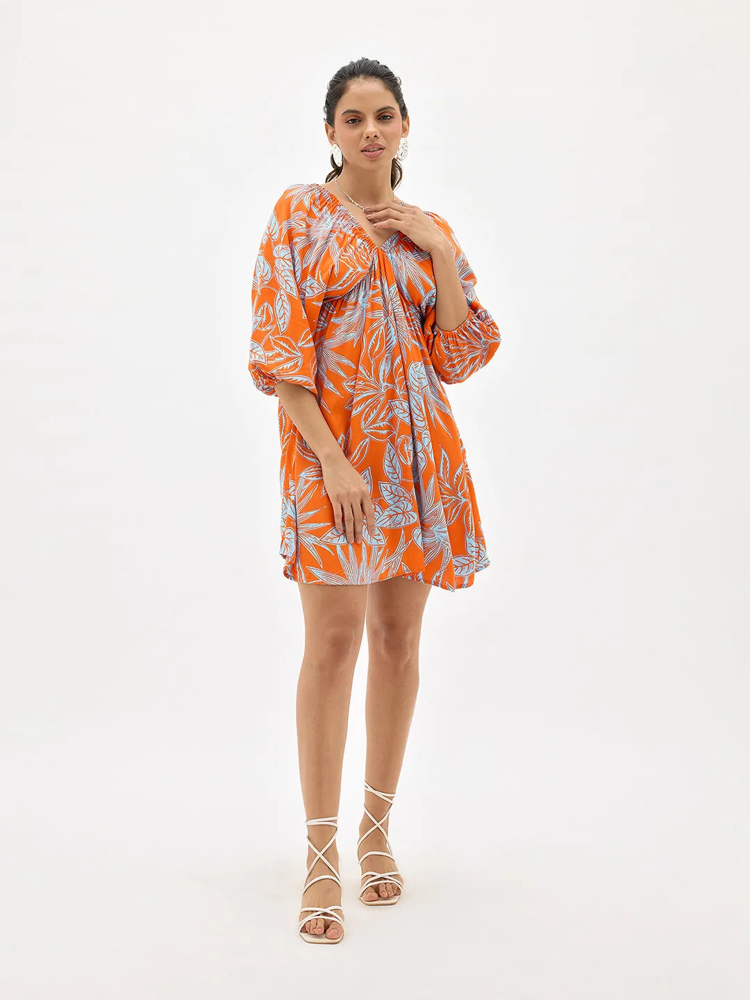 Maeve|Relaxed Fit V-Neck Dress