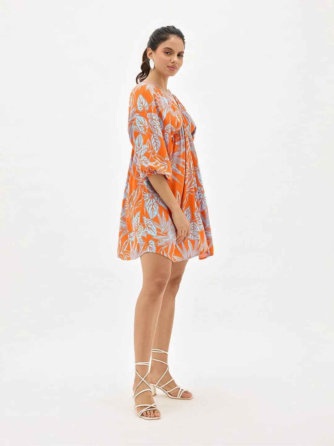 Maeve|Relaxed Fit V-Neck Dress