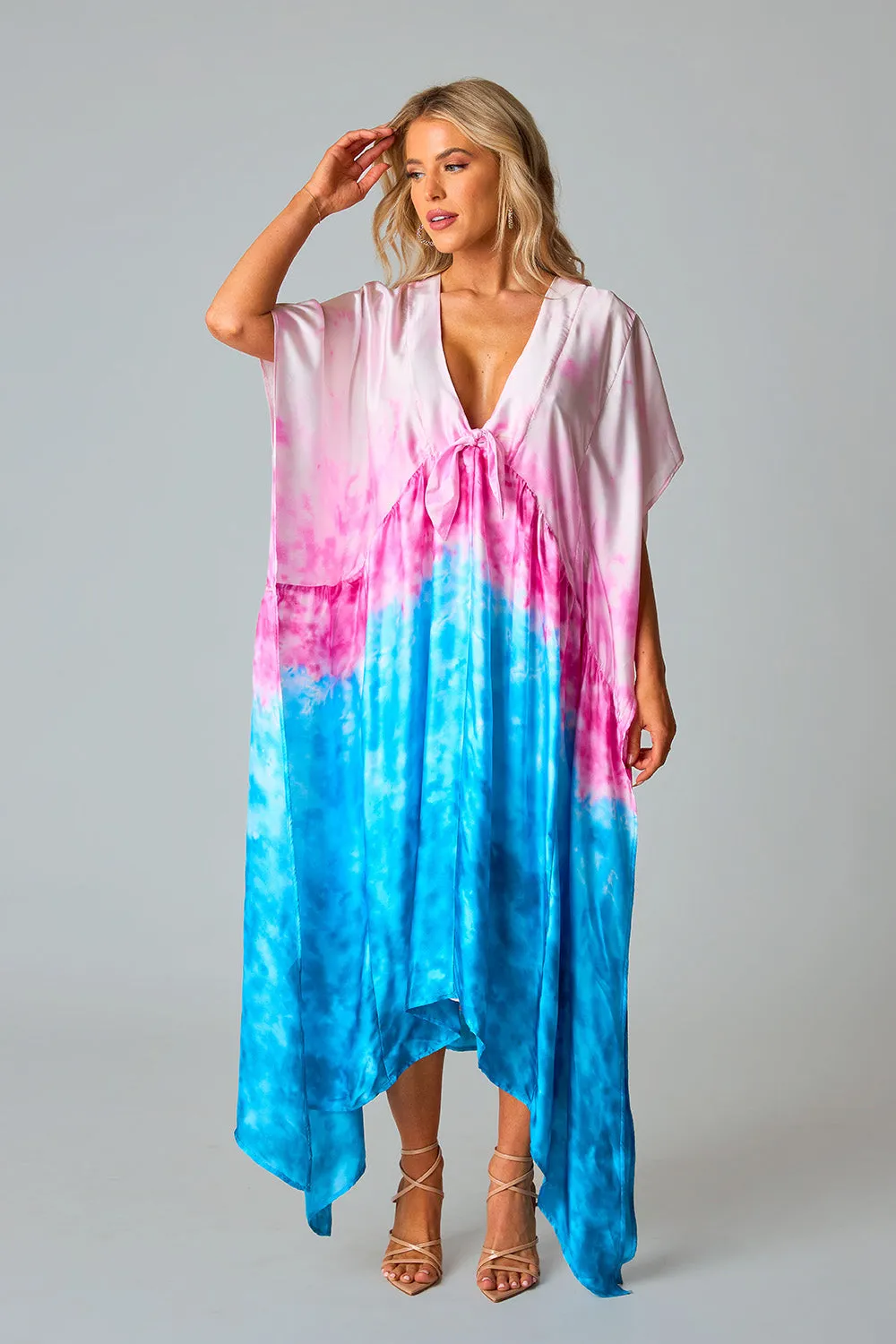 Mamie Caftan Maxi Dress - Shoreline