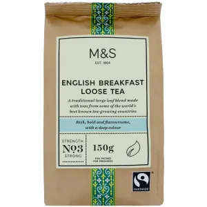 M&S Fairtrade English Breakfast Loose Tea 150g