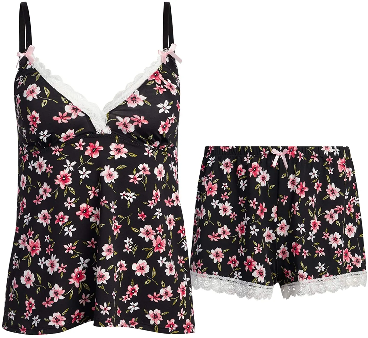 Marilyn Monroe Women's Pajama Set- 2-Piece Micro Shorts and Cami Sleepwear Set