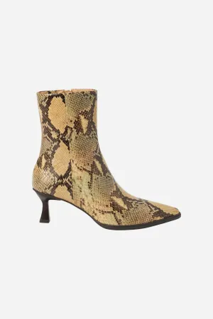 Matisse Gabbie Ankle Boot in Tan Snake