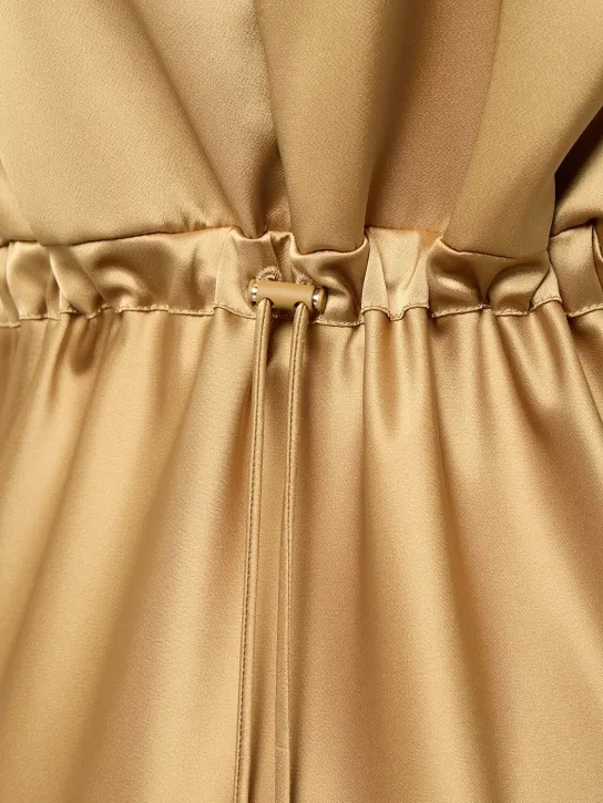Max Mara   Lazio satin long dress 