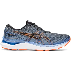 Men's Asics GEL-Cumulus 24, Black/Shocking Orange, 9 2E Wide