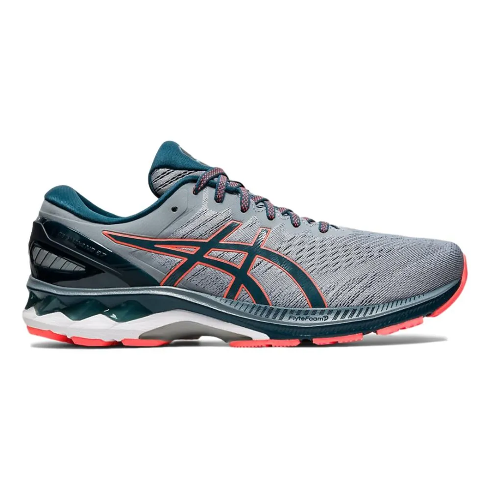 Men's Asics Gel-Kayano 27, Sheet Rock/Magnetic Blue, 11 D Medium