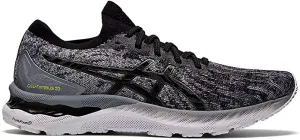 Men's Asics Gel-Nimbus 23 Knit, Sheet Rock/Black, 11 D Medium