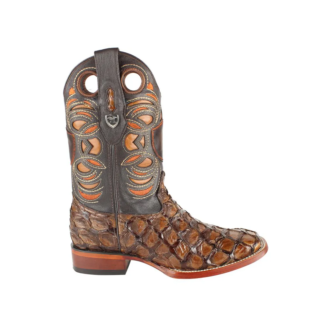 Men’s Wild West Pirarucu Fish Boots Handcrafted - 28241007 EE