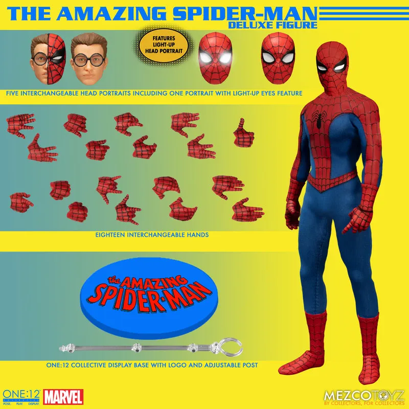 Mezco One 12 The Amazing Spider-Man Deluxe Edition Action Figure