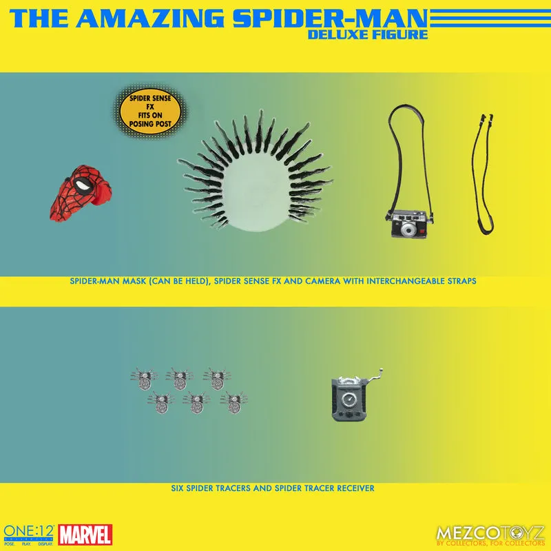 Mezco One 12 The Amazing Spider-Man Deluxe Edition Action Figure