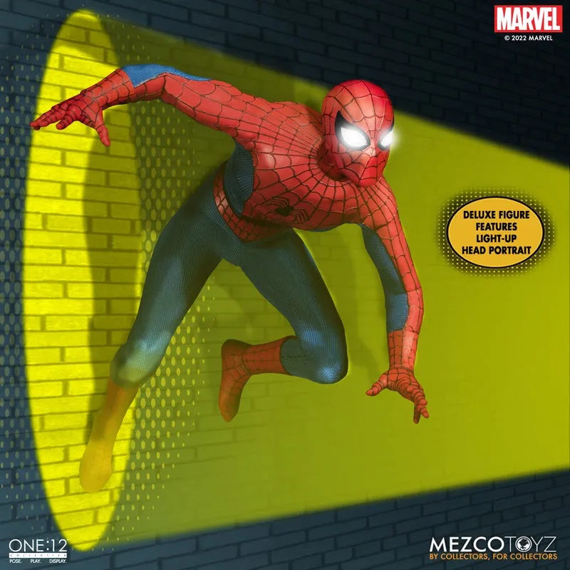 Mezco One 12 The Amazing Spider-Man Deluxe Edition Action Figure