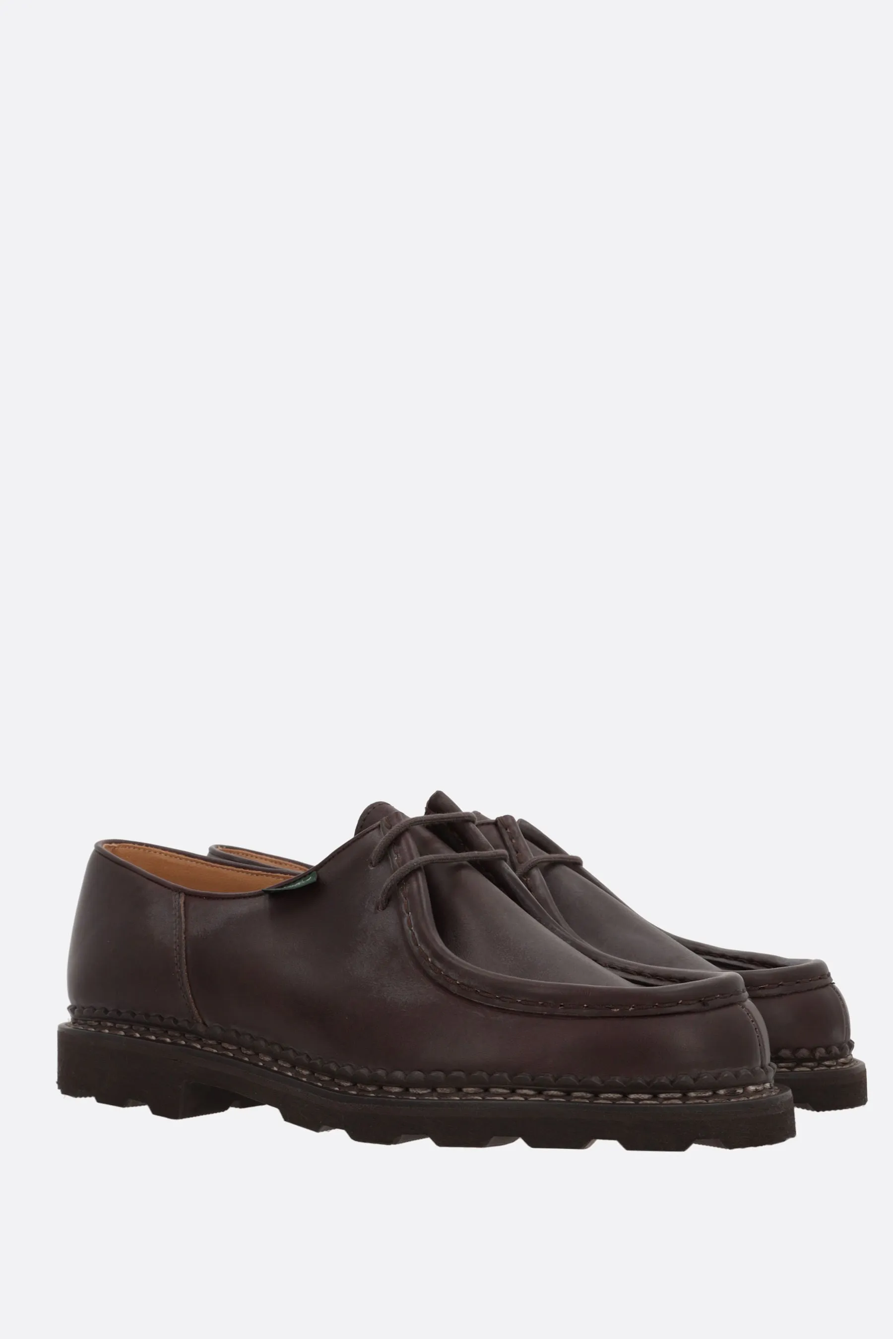 Michael derby shoes in smooth leather