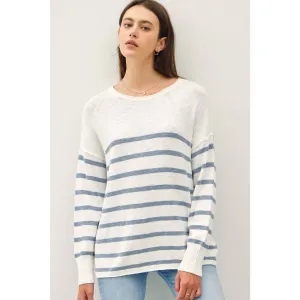 MIDNIGHT DREAMS STRIPED SWEATER