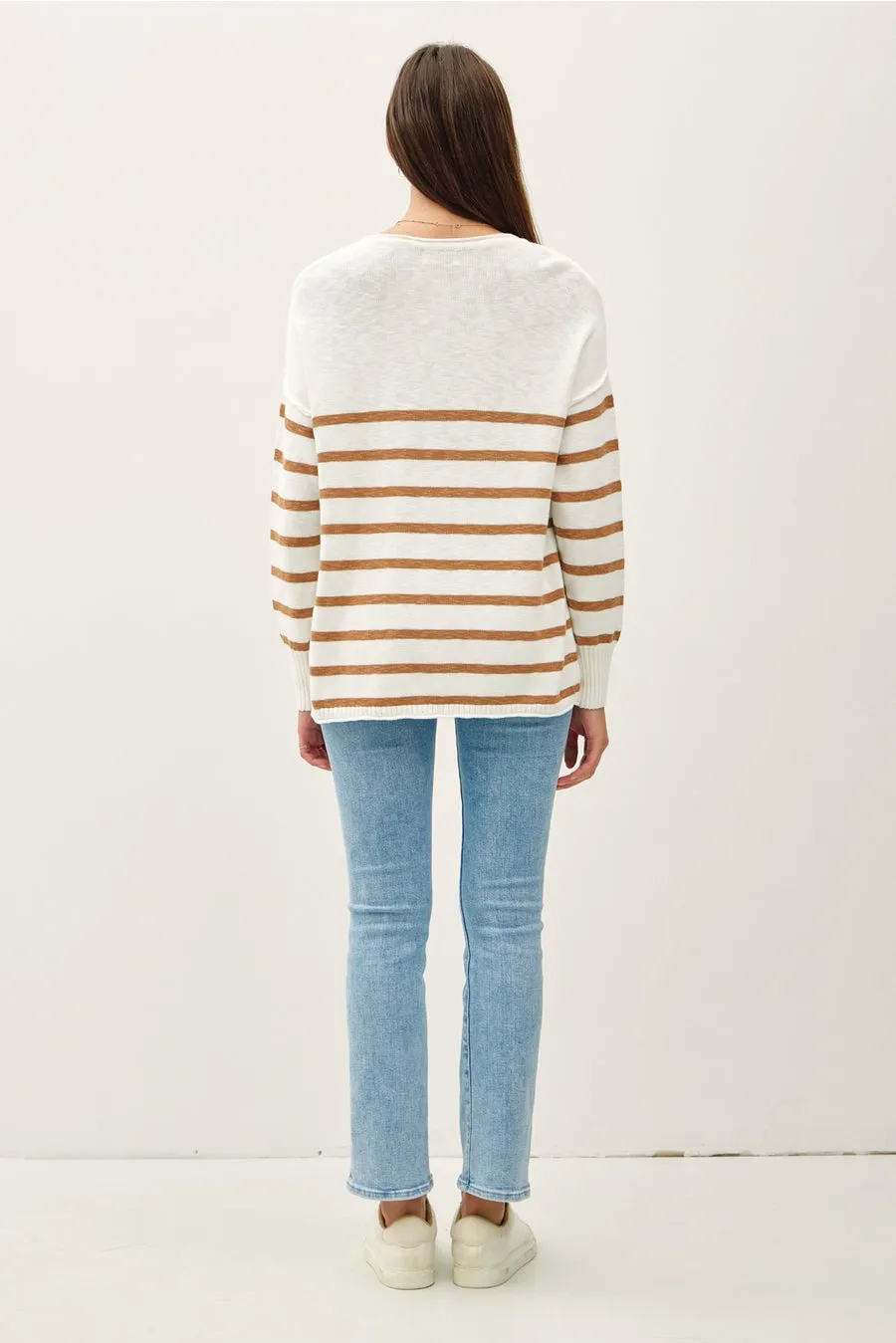 MIDNIGHT DREAMS STRIPED SWEATER