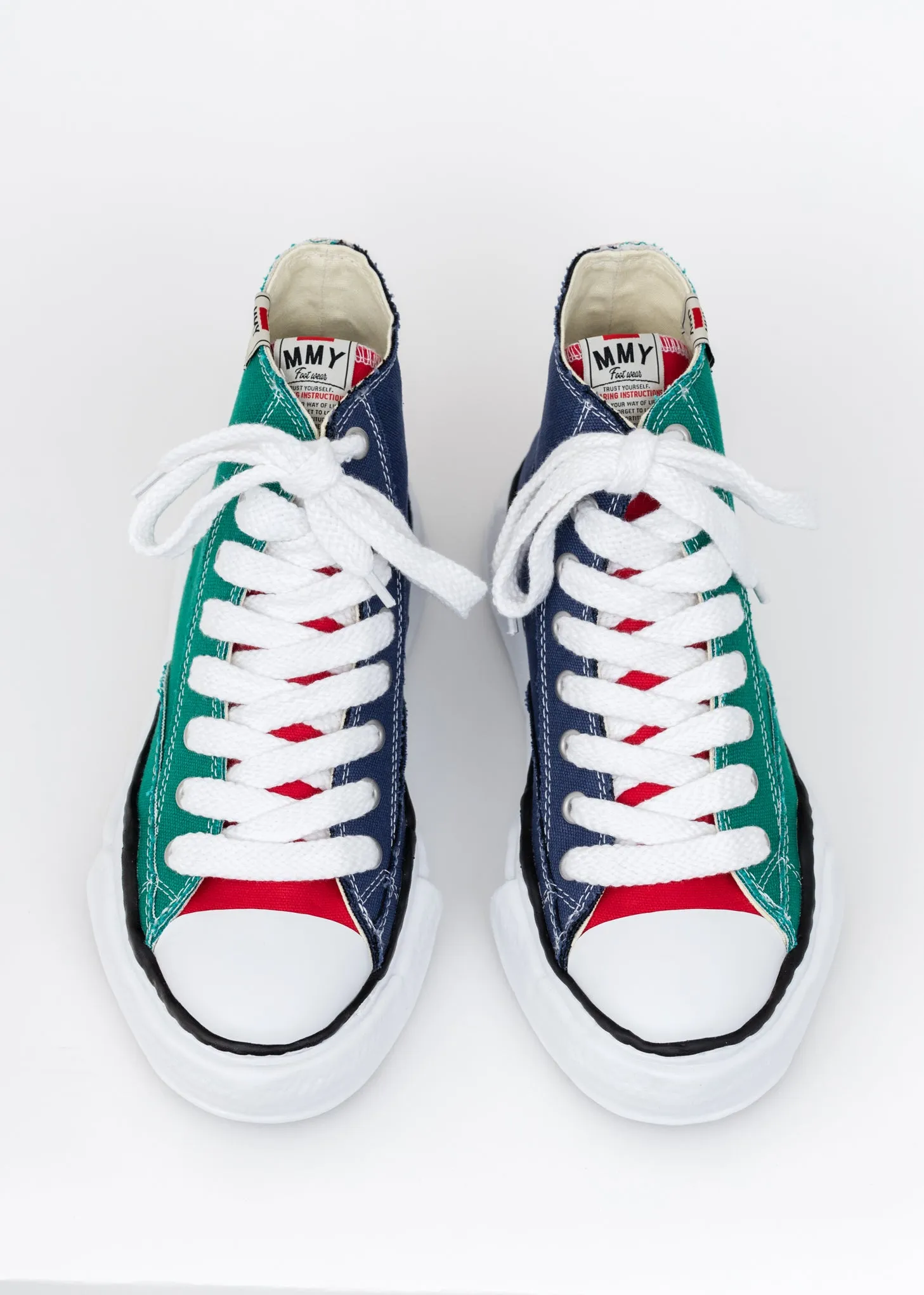 Multi Original Sole Canvas Hicut Sneaker