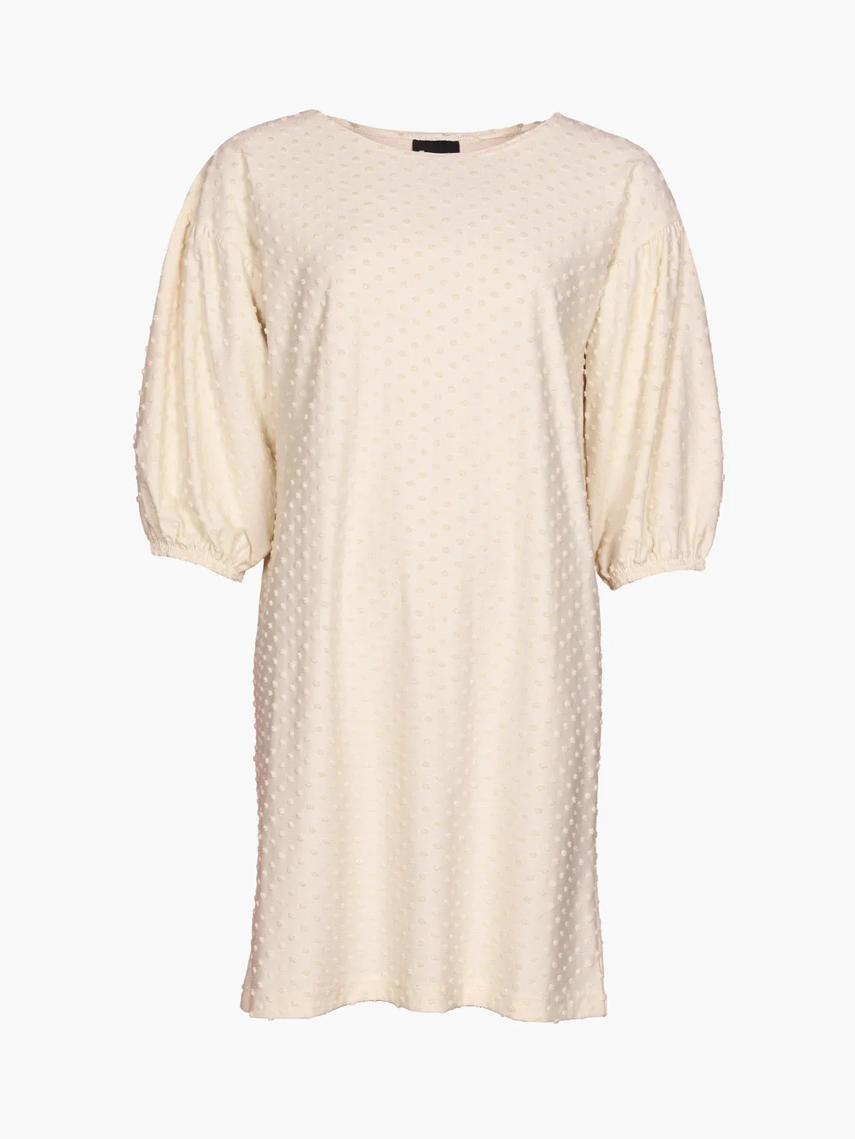 Nancy Dress Creme Dot