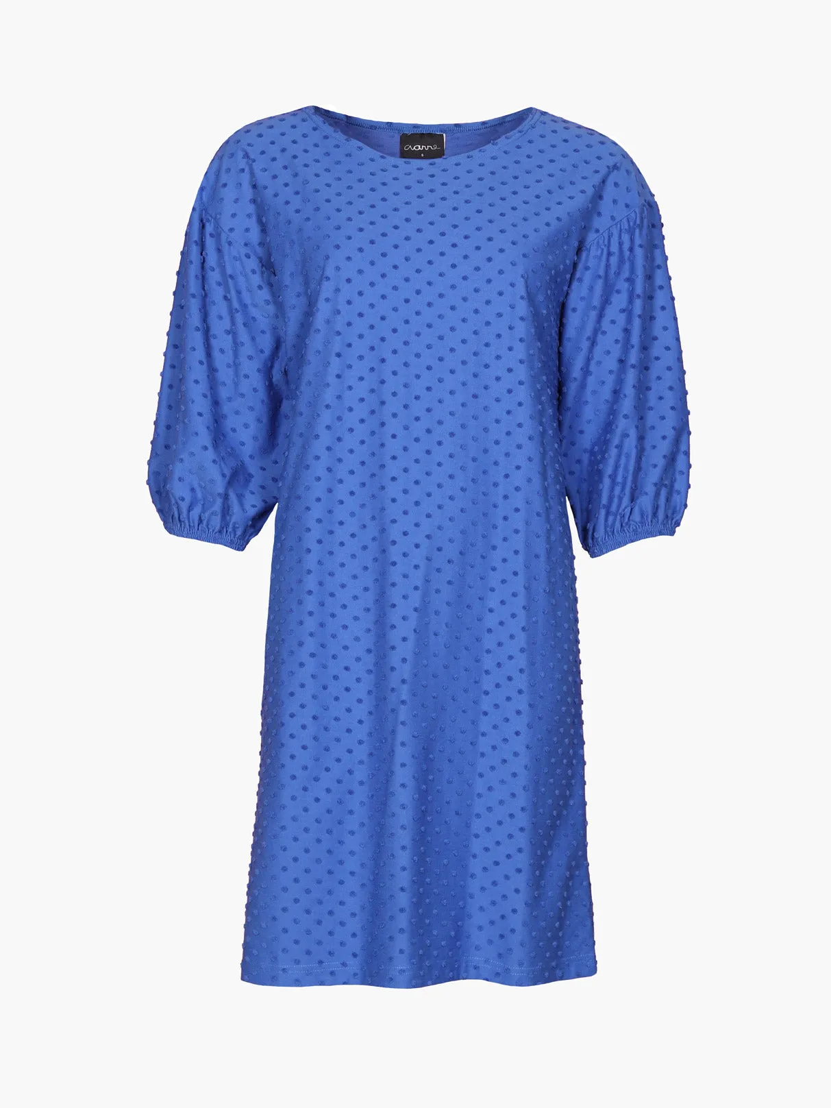 Nancy Dress Dazzling Blue Dot