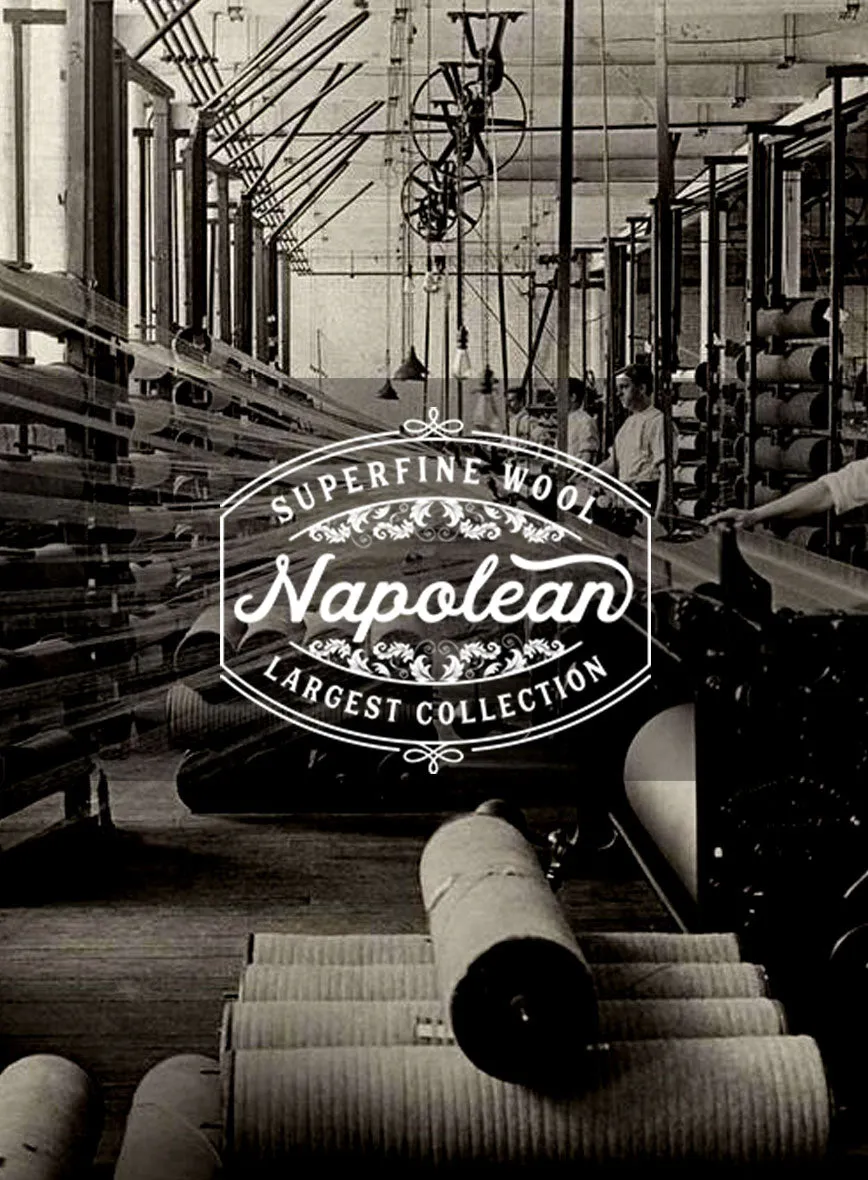 Napolean Taj Blue Wool Suit