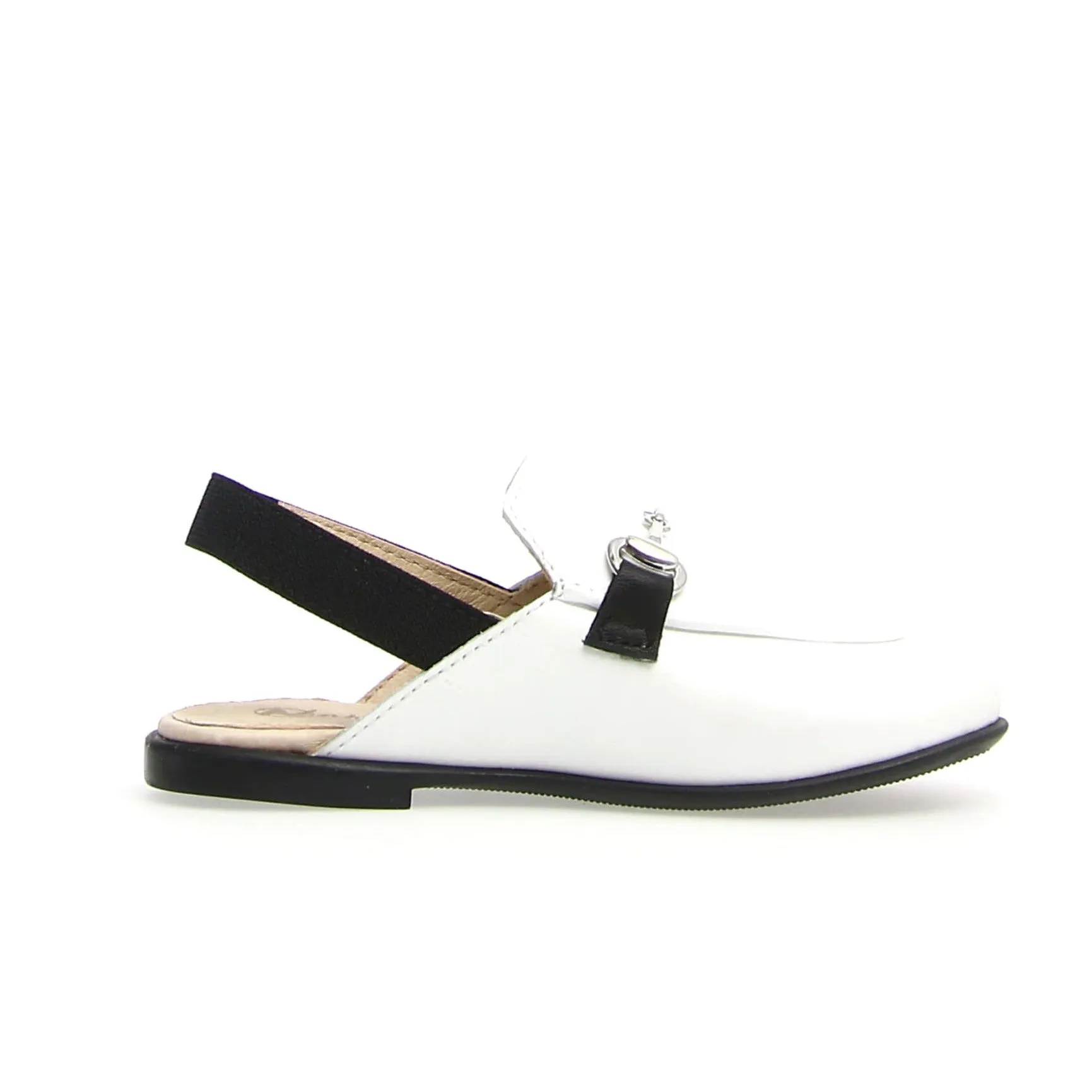 Naturino Girl's Mestre Sling Backs - White/Black