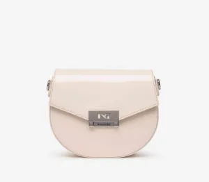 Nerogiardini leather patent cross body handbag