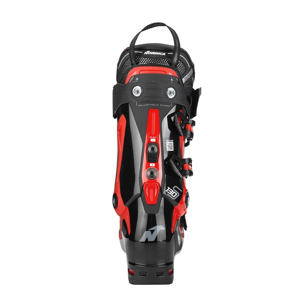 Nordica 2024 Speedmachine 3 130 GW Men's Ski Boots Black Anthracite Red