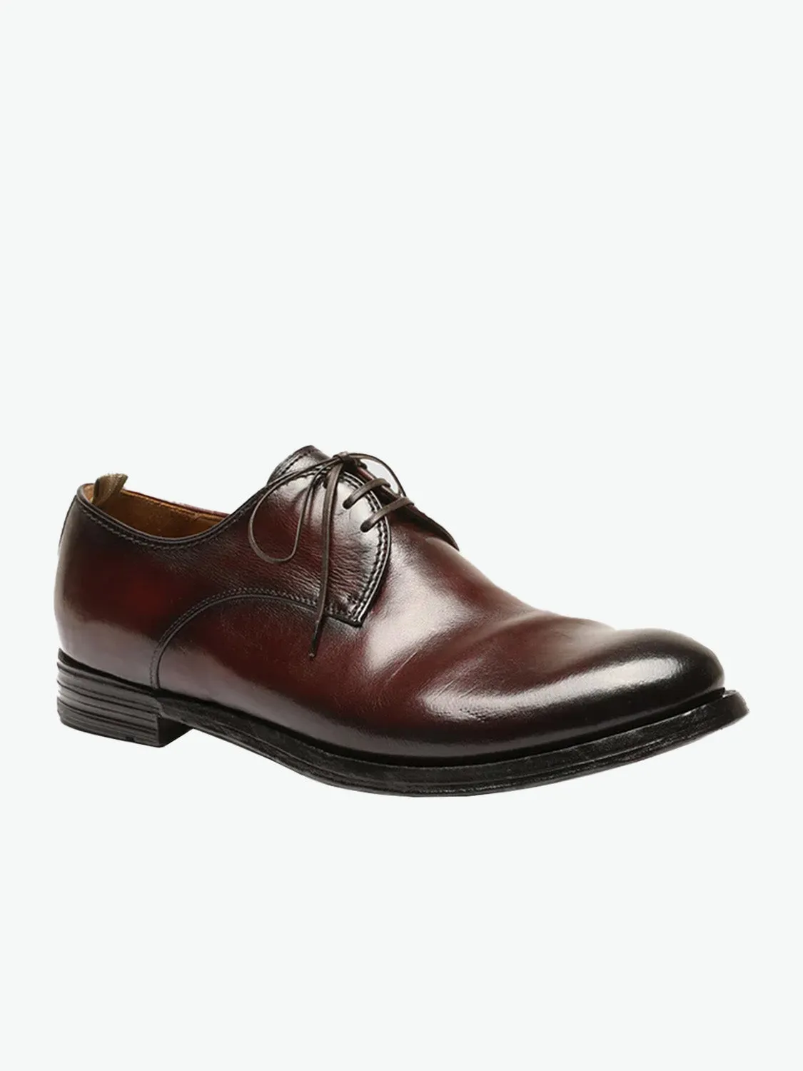Officine Creative Derby Leather Shoes Burgundy