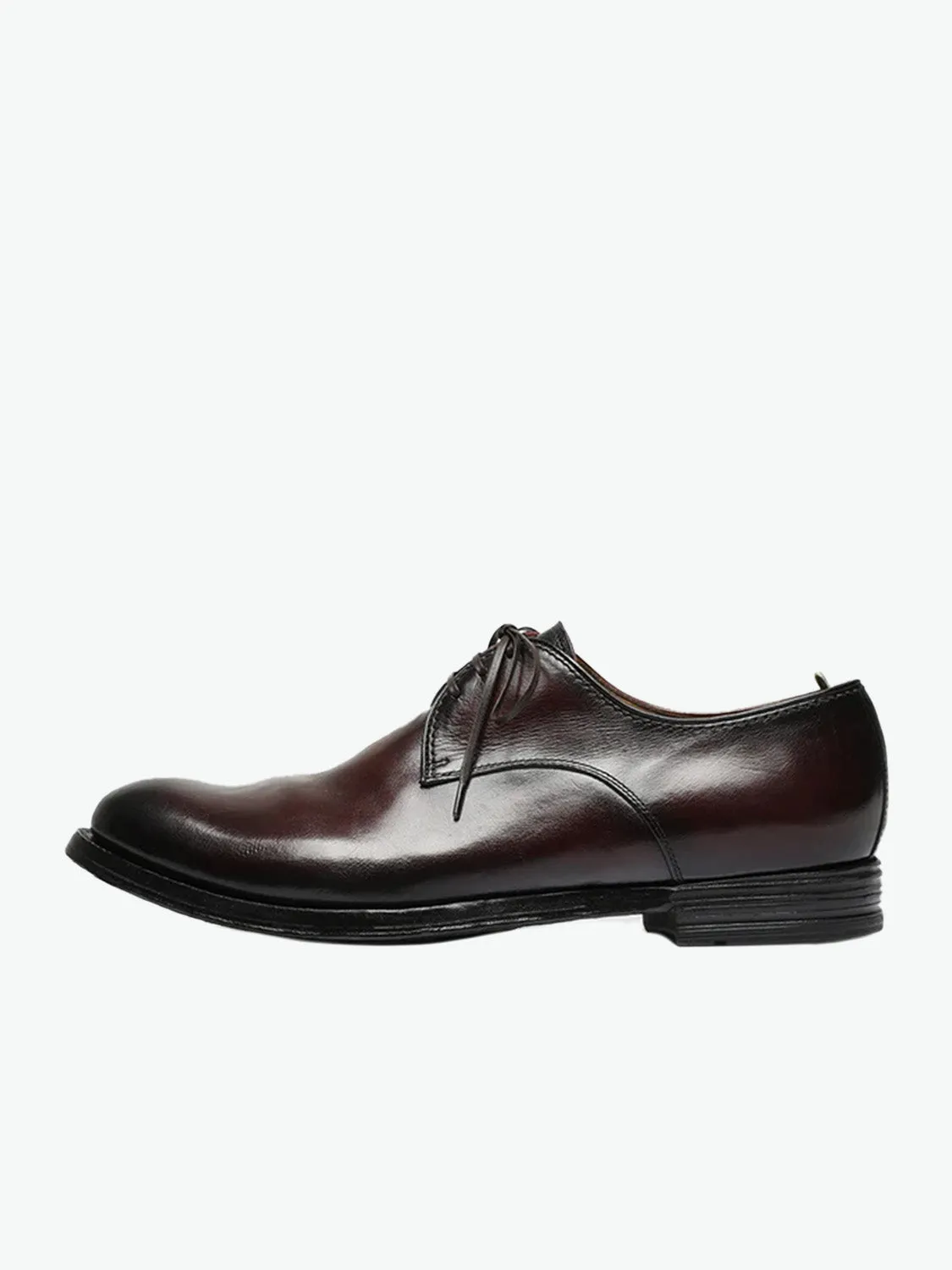 Officine Creative Derby Leather Shoes Burgundy