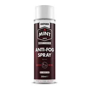 OXFORD MINT ANTI-FOG VISOR /GOGGLE SPRAY 250ml