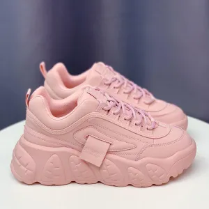 Pastel Pink Chunky Sneakers
