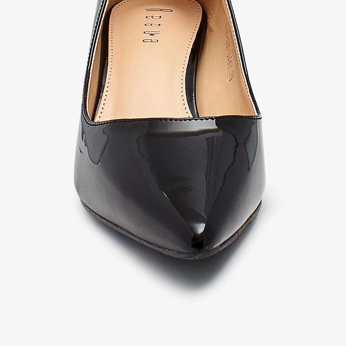 Patent Kitten Heels