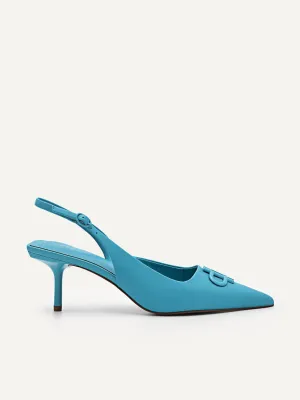 PEDRO Icon Leather Slingback Pumps
