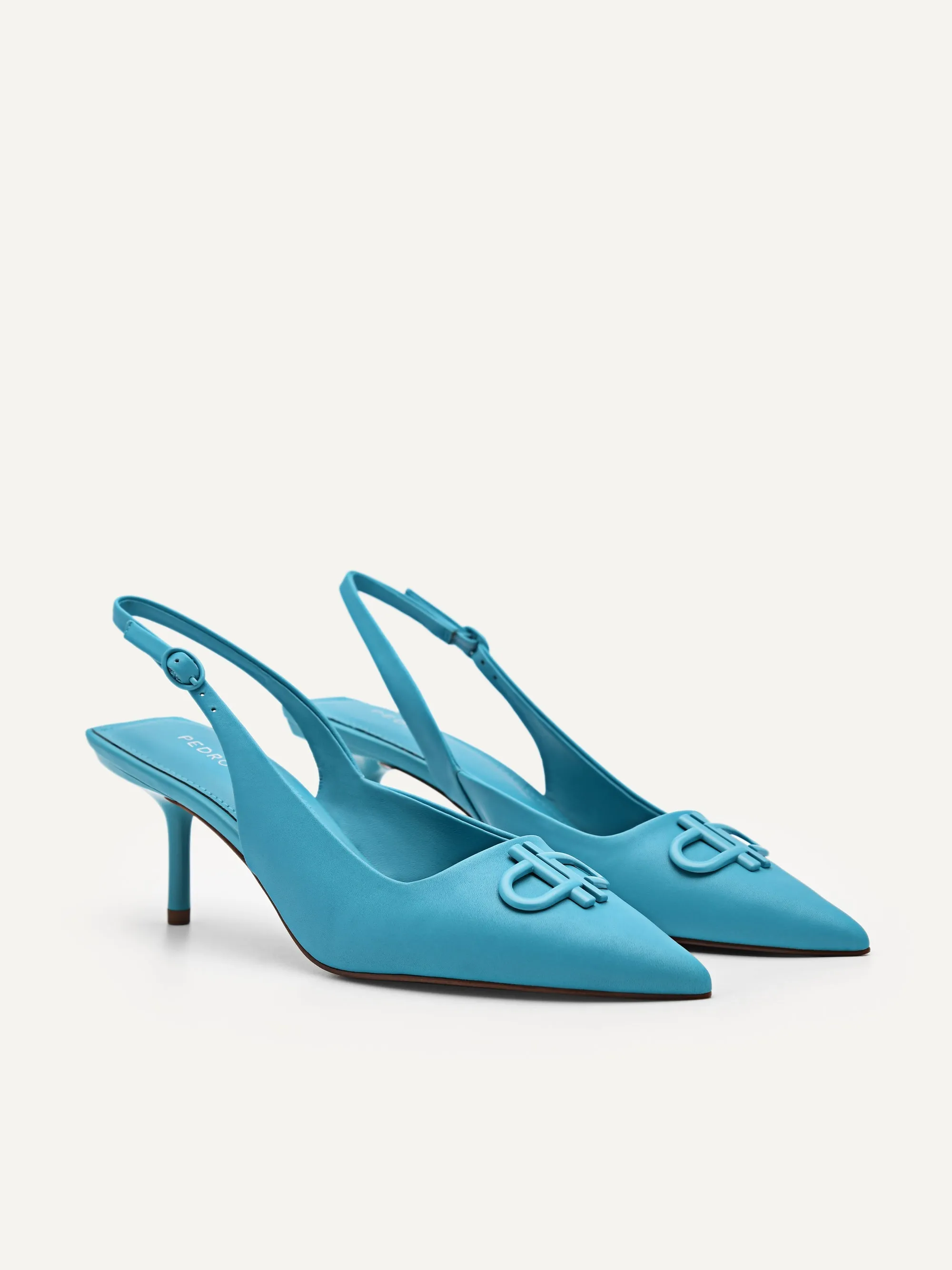 PEDRO Icon Leather Slingback Pumps