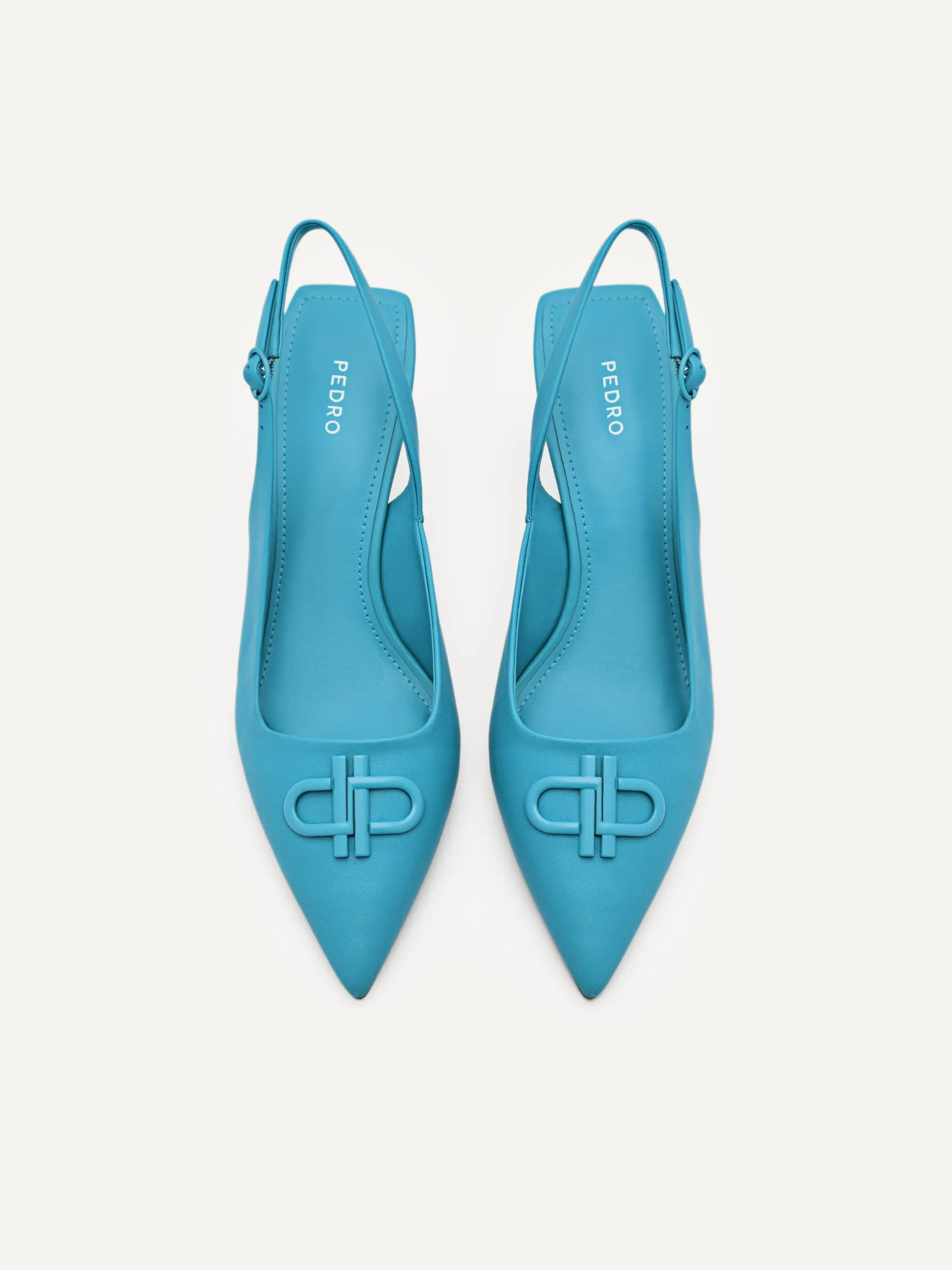 PEDRO Icon Leather Slingback Pumps