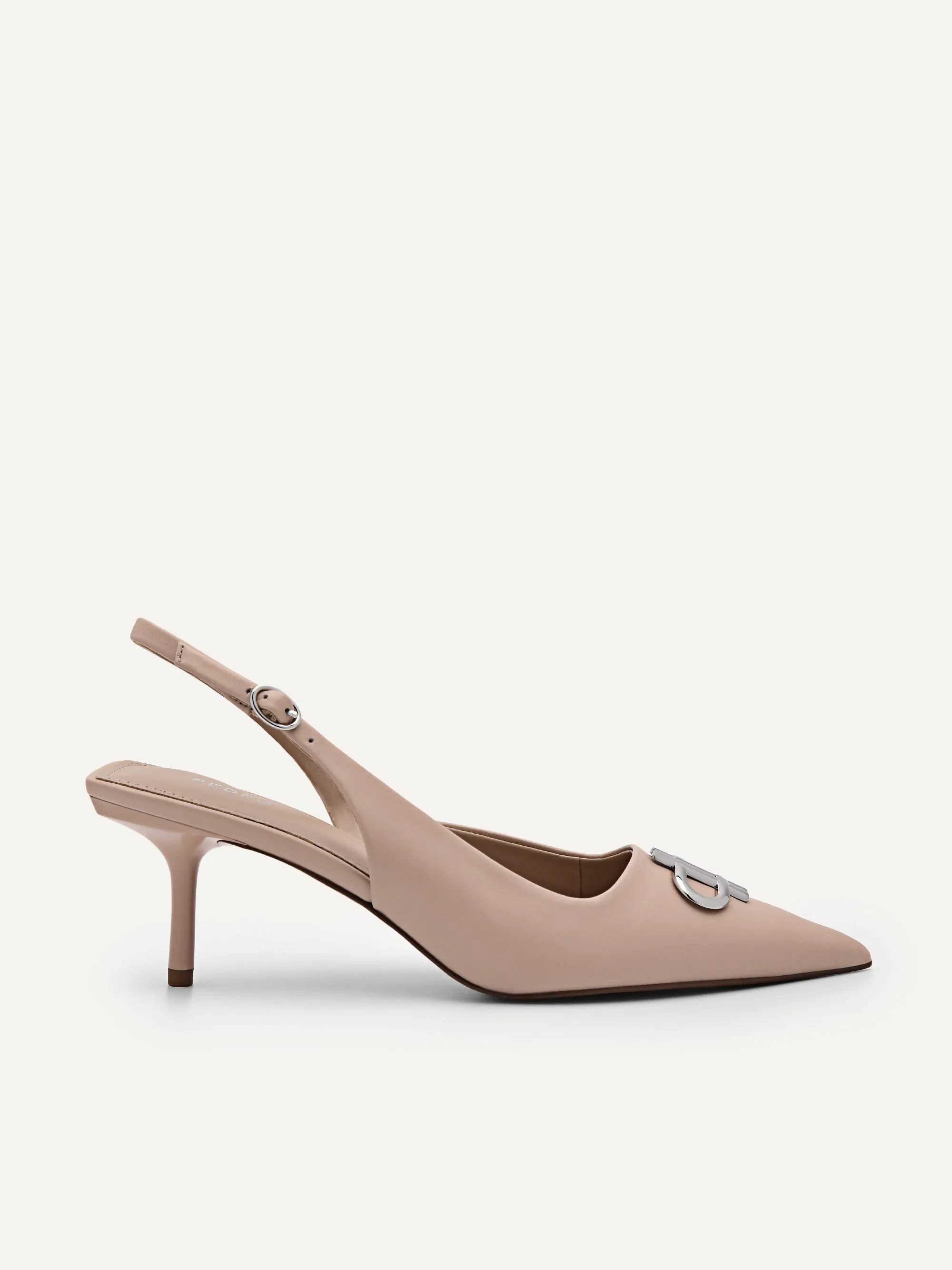PEDRO Icon Leather Slingback Pumps