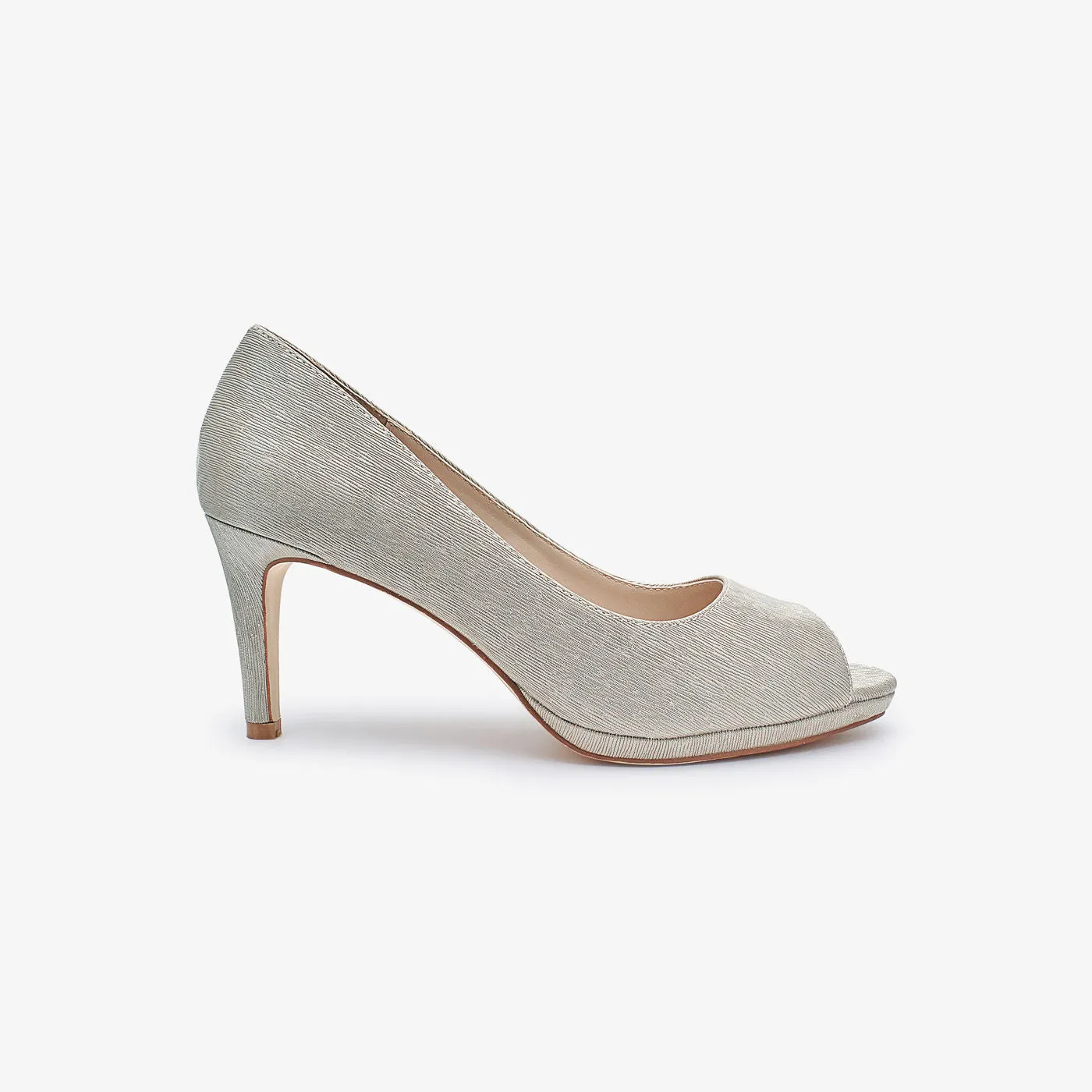 Peep-Toe Platform Heels