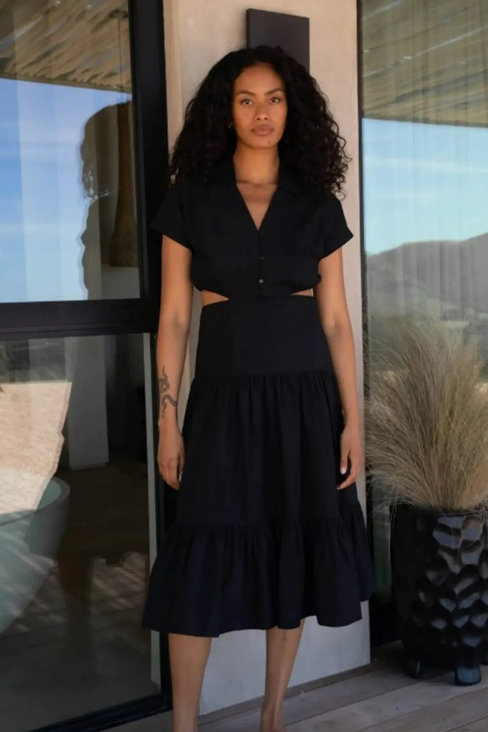 Penza Navy Blue Dress