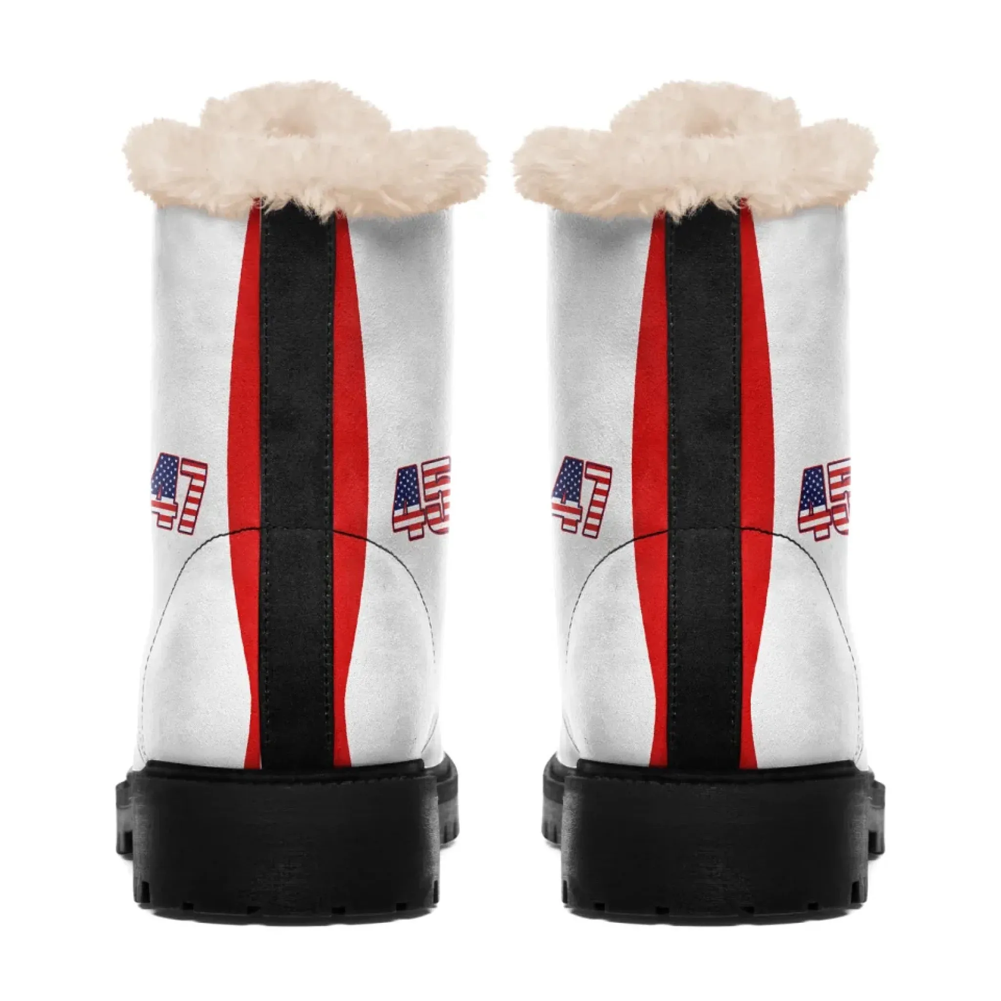 Personalized Trump 45-47 Boots, Custom Patriotic Boots, Pride Unisex Boots