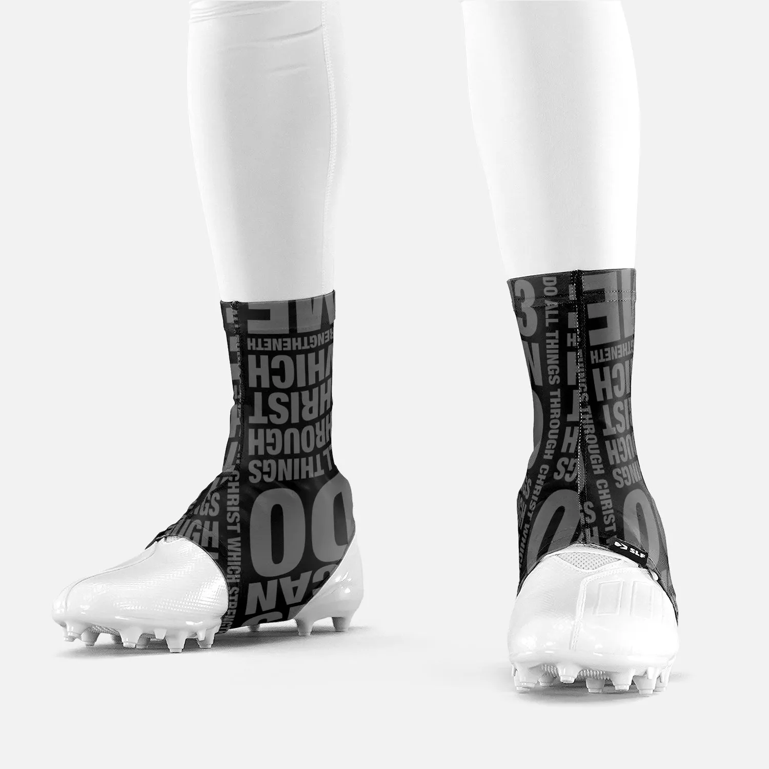 Philippians 4:13 Spats / Cleat Covers