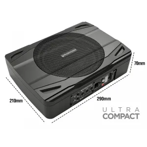 PHOENIX GOLD Z880 8" ULTRA COMPACT, FULLY ALUMINIUM ACTIVE  PLUG AND PLAY  SUBWOOFER