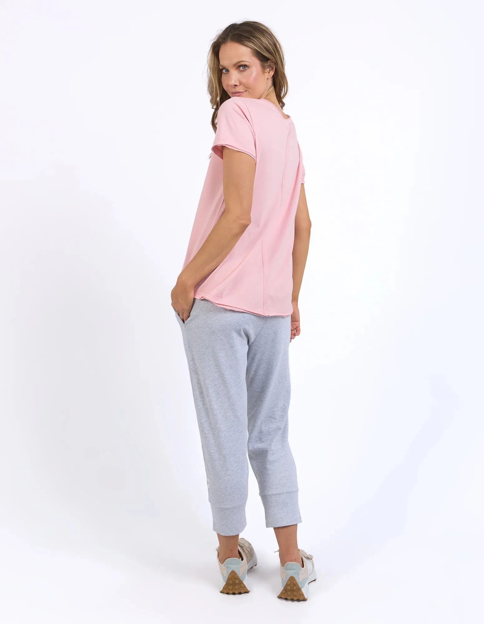 Pima V Tee - Blush Pink (Plus Size)