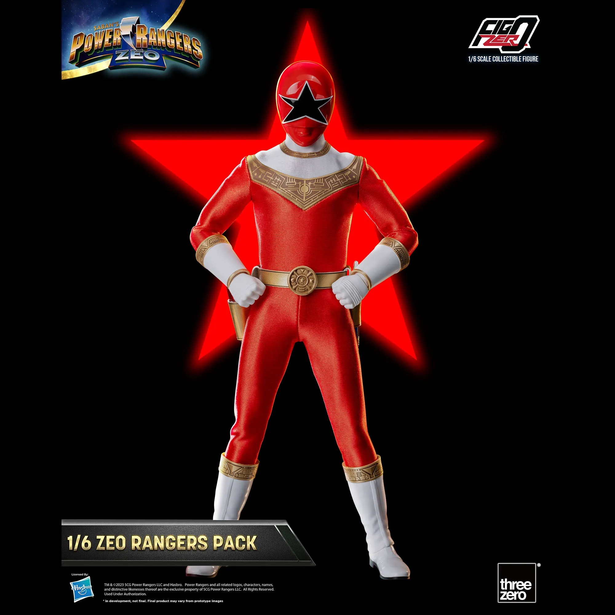 Power Rangers FigZero 1/6 Zeo Rangers Pack - Presale