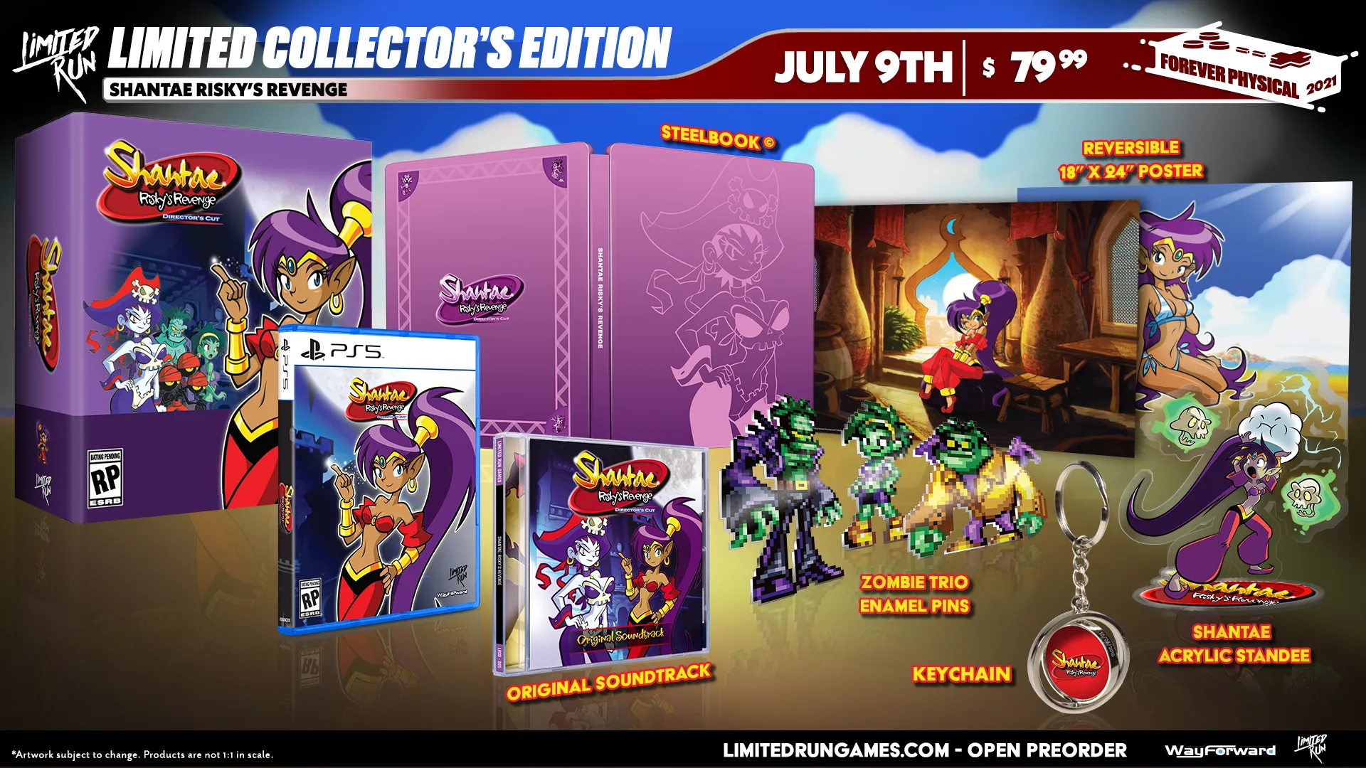 PS5 Limited Run #4: Shantae: Risky's Revenge - Director's Cut — Collector's Edition