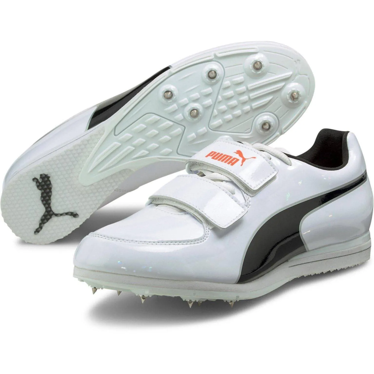 Puma evoSpeed Triple Jump - Pole Vault Field Event Spikes - White