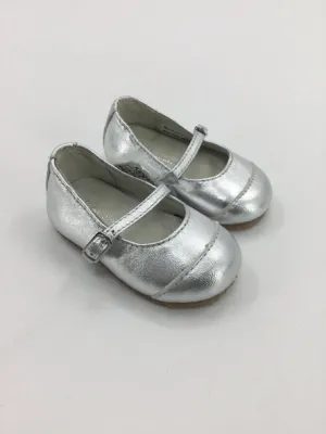 Ralph Lauren Child Size 2 Toddler Silver Dress Shoes